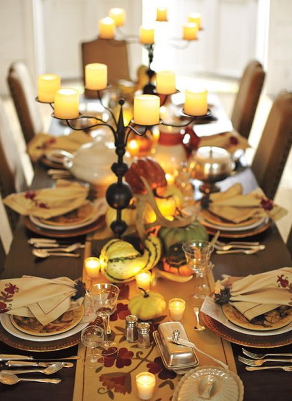 Thanksgiving Dinner Decorations
 20 Gorgeous And Awesome Thanksgiving Table Decorations