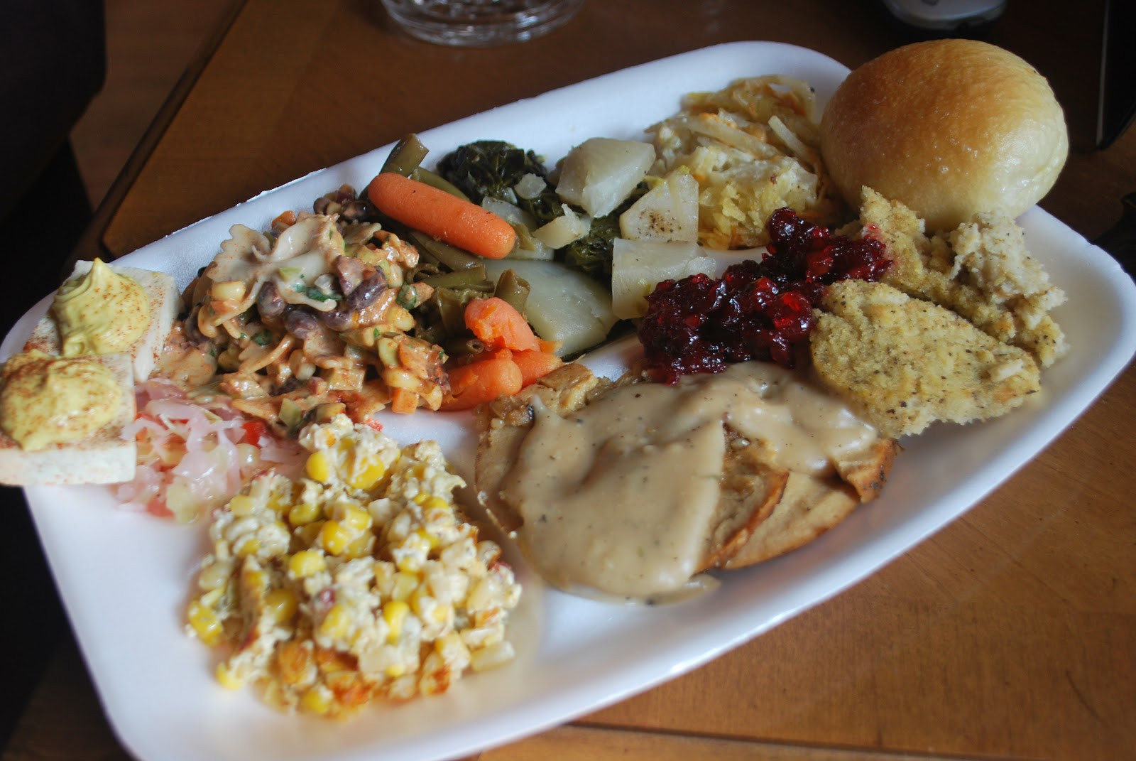Thanksgiving Dinner Plate
 Vegan Crunk Thanksgiving Veganaversary