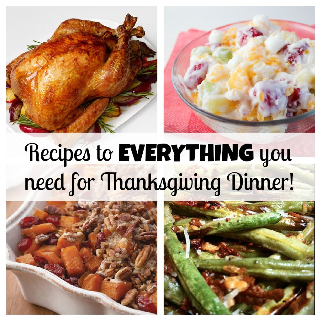 Thanksgiving Dinner Recipes
 Your PLETE Thanksgiving dinner with recipes for