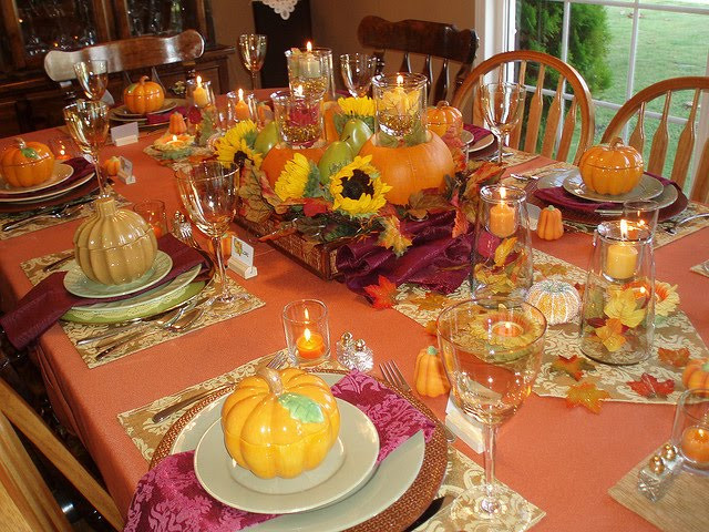 Thanksgiving Dinner Table
 Tikio s English THANKSGIVING