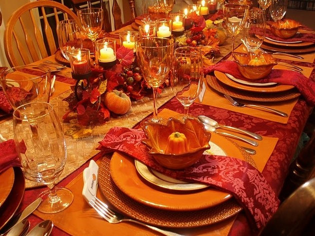 Thanksgiving Dinner Table
 Thanksgiving Table 14 Pics