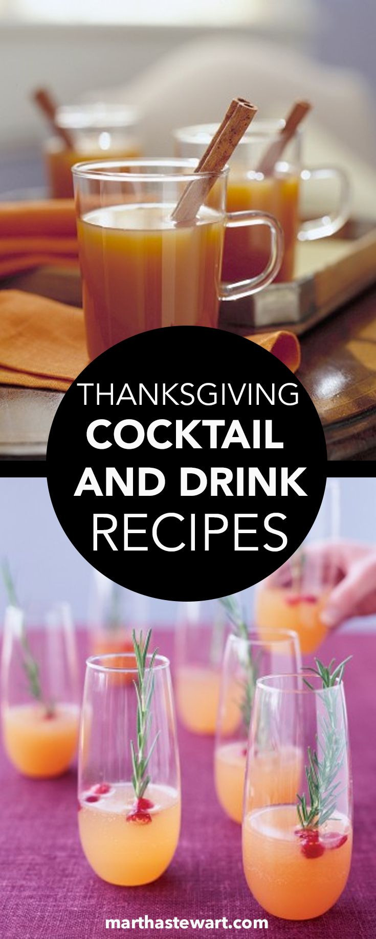 Thanksgiving Drinks Alcoholic
 Thanksgiving Cocktail and Drink Recipes