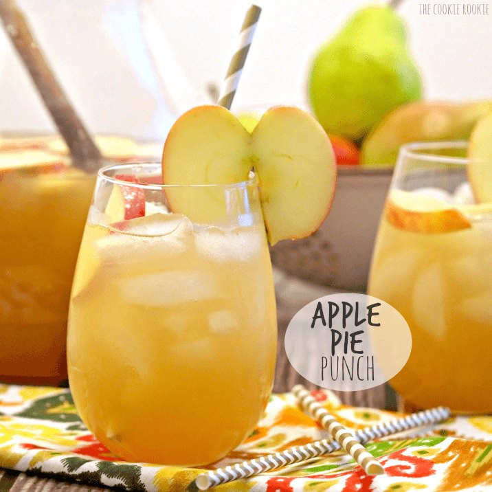 Thanksgiving Drinks Non Alcoholic
 Apple Pie Punch The Cookie Rookie