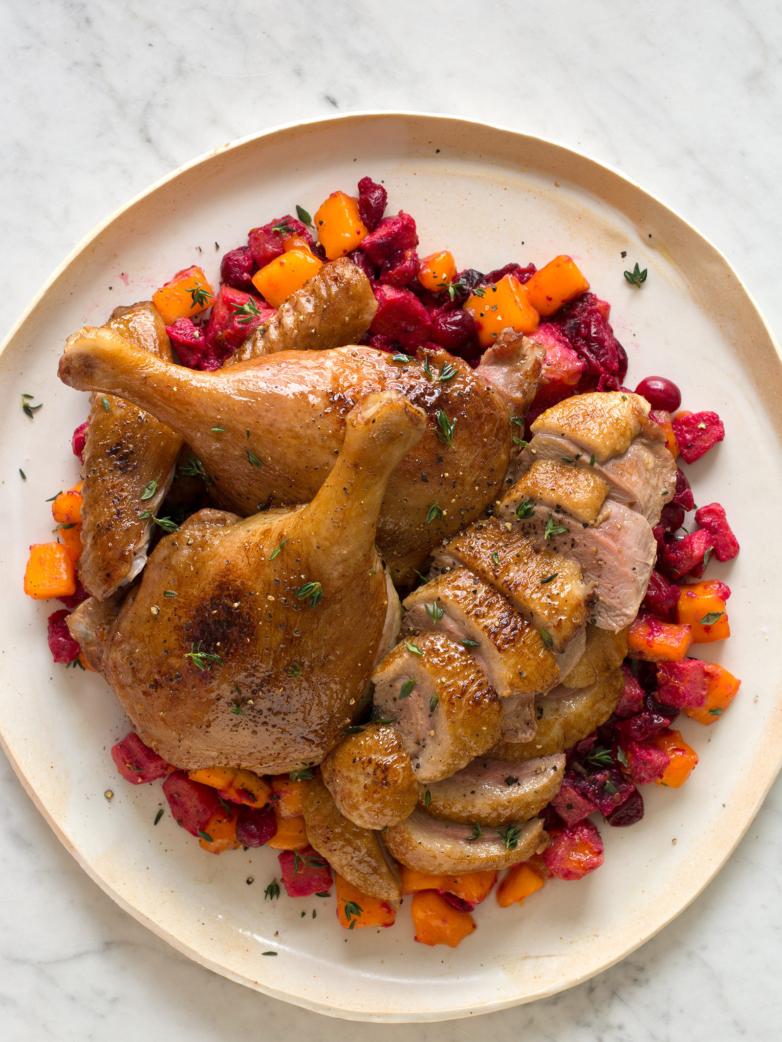 Thanksgiving Duck Recipes
 Maple Balsamic Roasted Duck