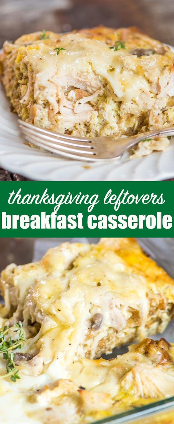 Thanksgiving Leftover Breakfast Recipes
 Thanksgiving Leftovers Breakfast Casserole Make Ahead or