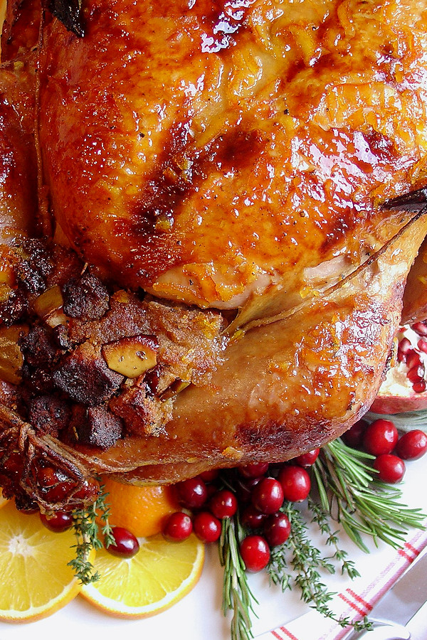 Thanksgiving Pictures Turkey
 Brandy and Tangerine Glazed Roasted Turkey Wicked Good