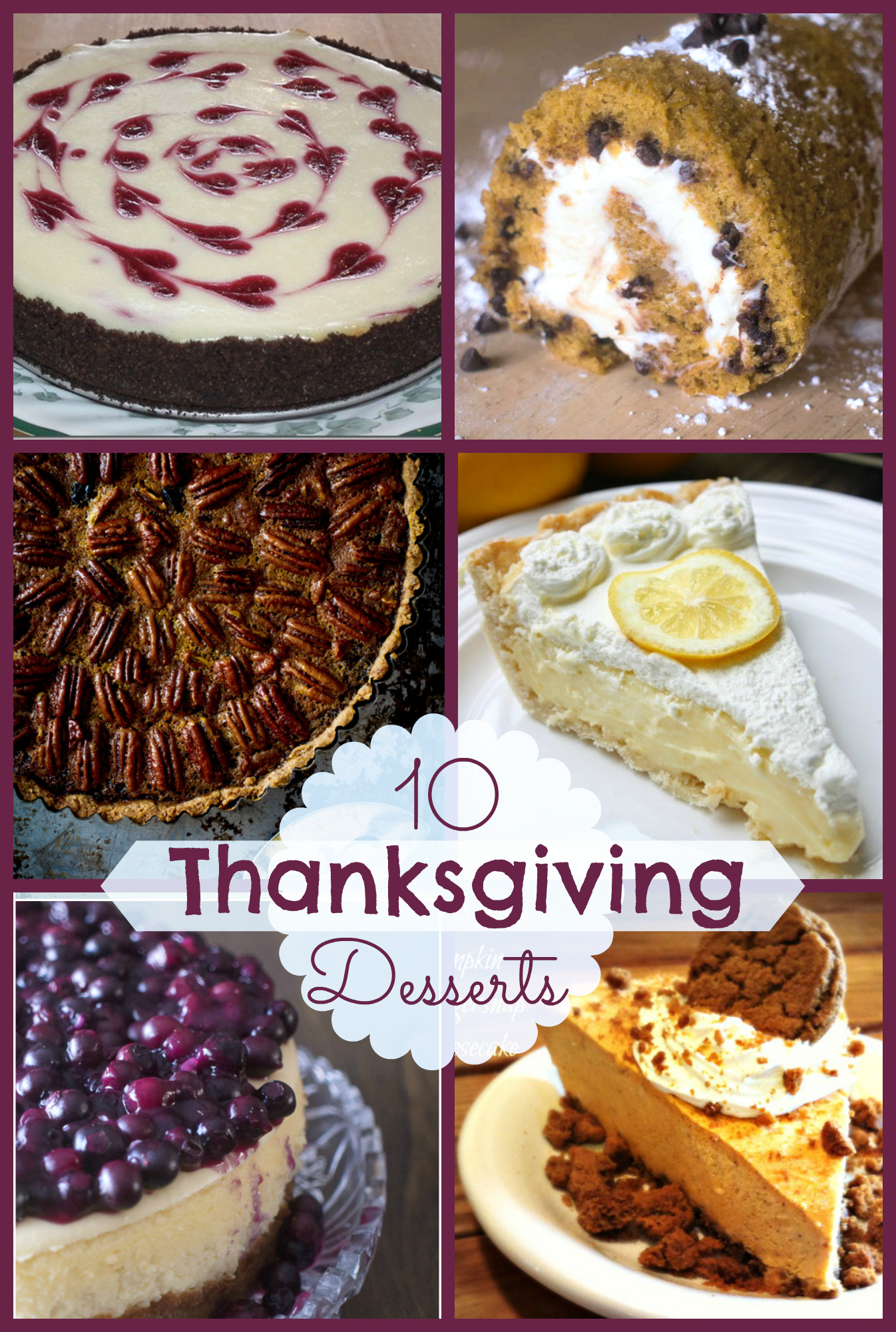Thanksgiving Recipes Desserts
 10 Fabulous Thanksgiving Desserts
