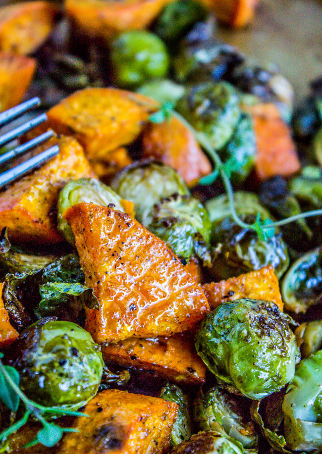 Thanksgiving Roasted Sweet Potatoes
 15 Thanksgiving Recipes Make Ahead My Life and Kids
