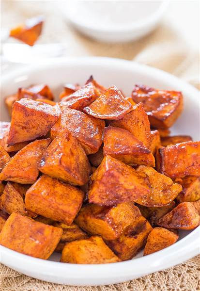 Thanksgiving Roasted Sweet Potatoes
 Sweet potato recipes Slow cooker honey roasted and more