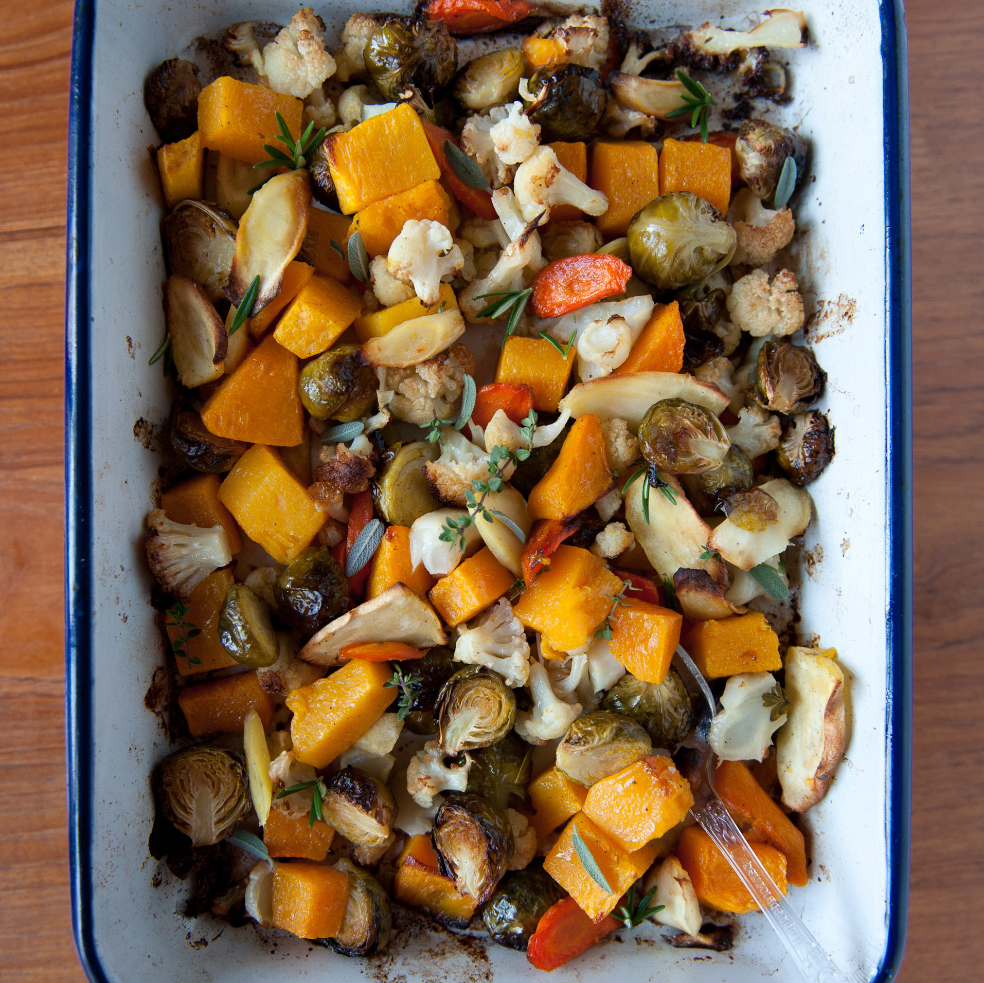 Thanksgiving Roasted Vegetables
 Roasted Ve ables with Fresh Herbs Recipe Melissa Rubel