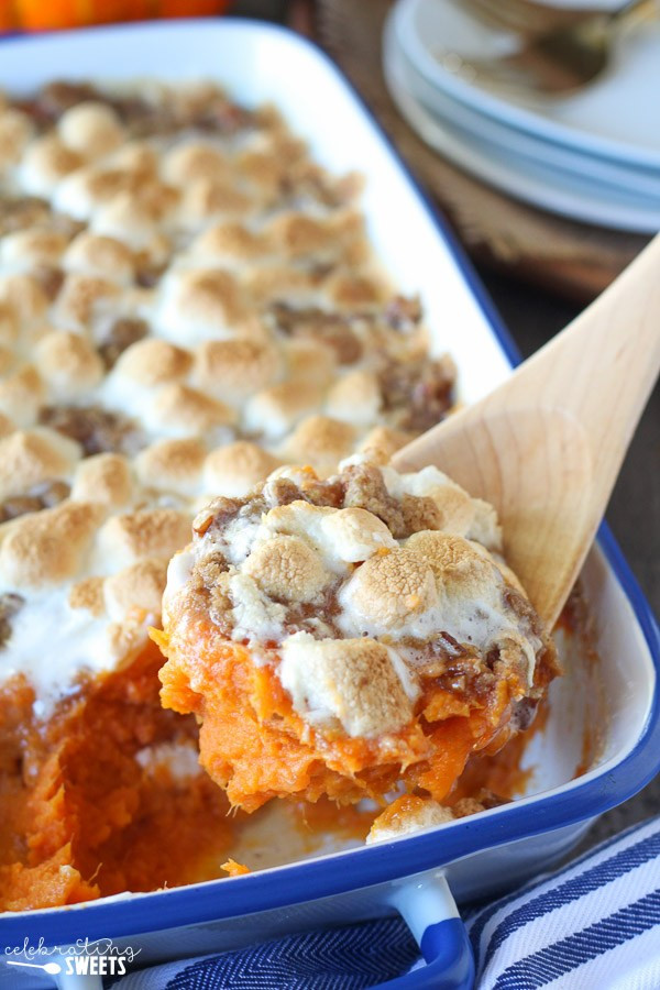 Thanksgiving Sweet Potatoes With Marshmallows
 11 Yummy Thanksgiving Sides Everyone Will Love Pretty My