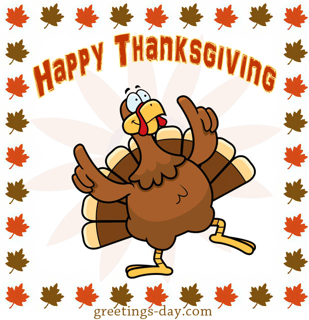 Thanksgiving Turkey Animated Gif
 Thanksgiving Animated Pics GIFs E cards
