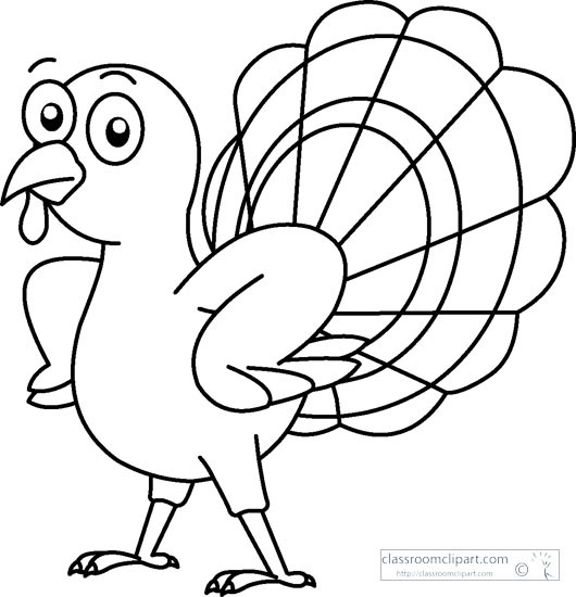 Thanksgiving Turkey Clipart Black And White
 Thanksgiving Turkey Clipart – Black And White – 101 Clip Art