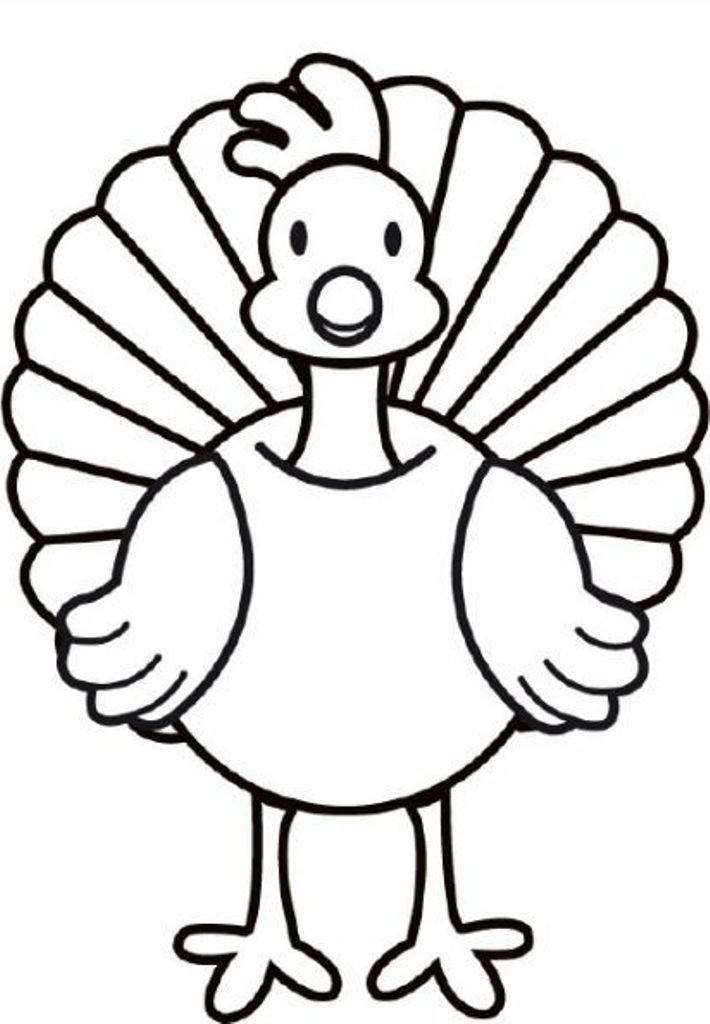 Thanksgiving Turkey Coloring Pages Printables
 Turkey Coloring Pages Printable For Preschool Coloring Home