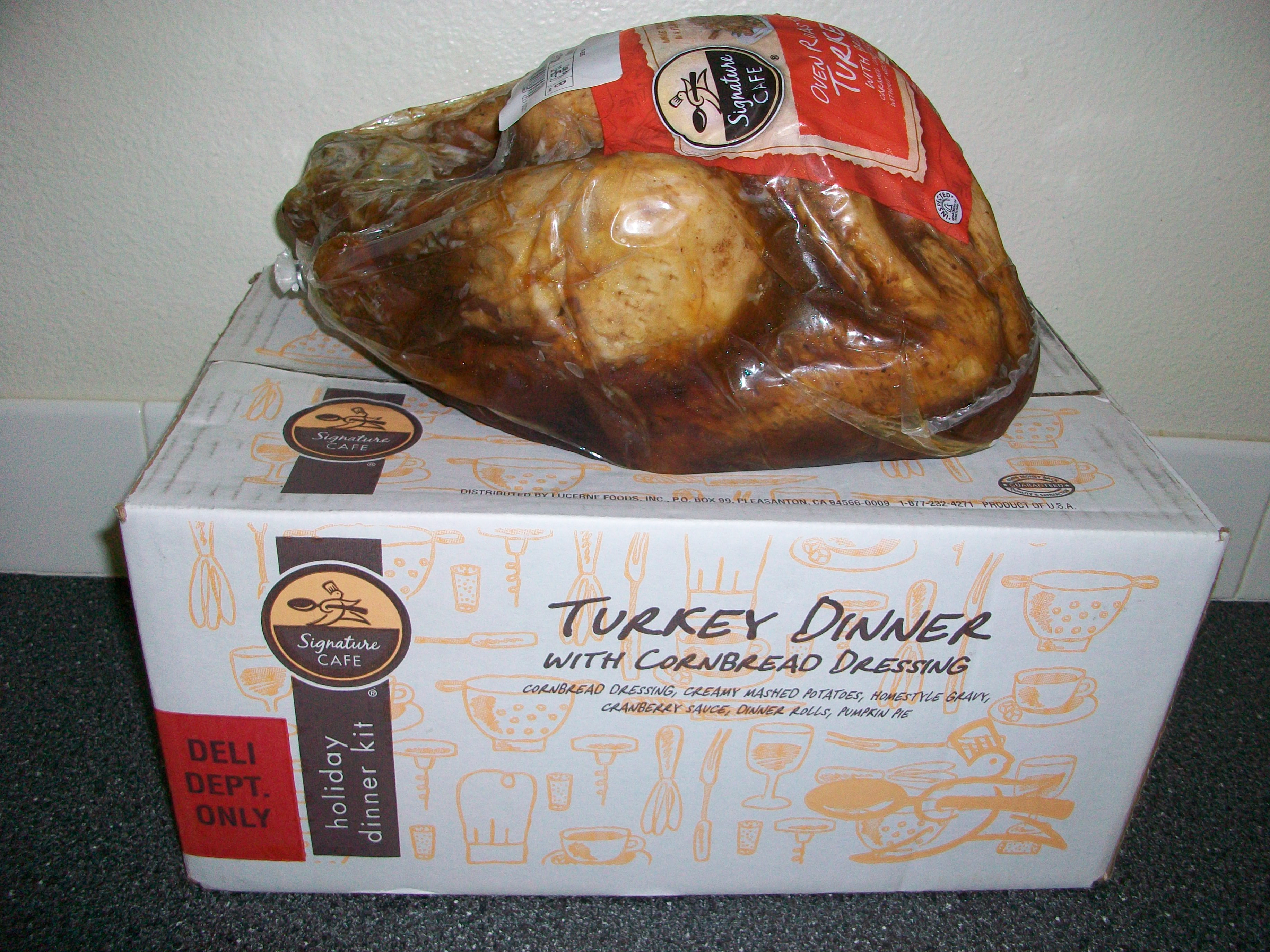 Thanksgiving Turkey Dinner Order
 Safeway $39 99 Turkey Dinner Review