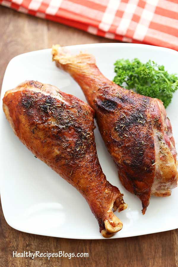 Thanksgiving Turkey Legs
 Roasted Turkey Legs with Crispy Skin