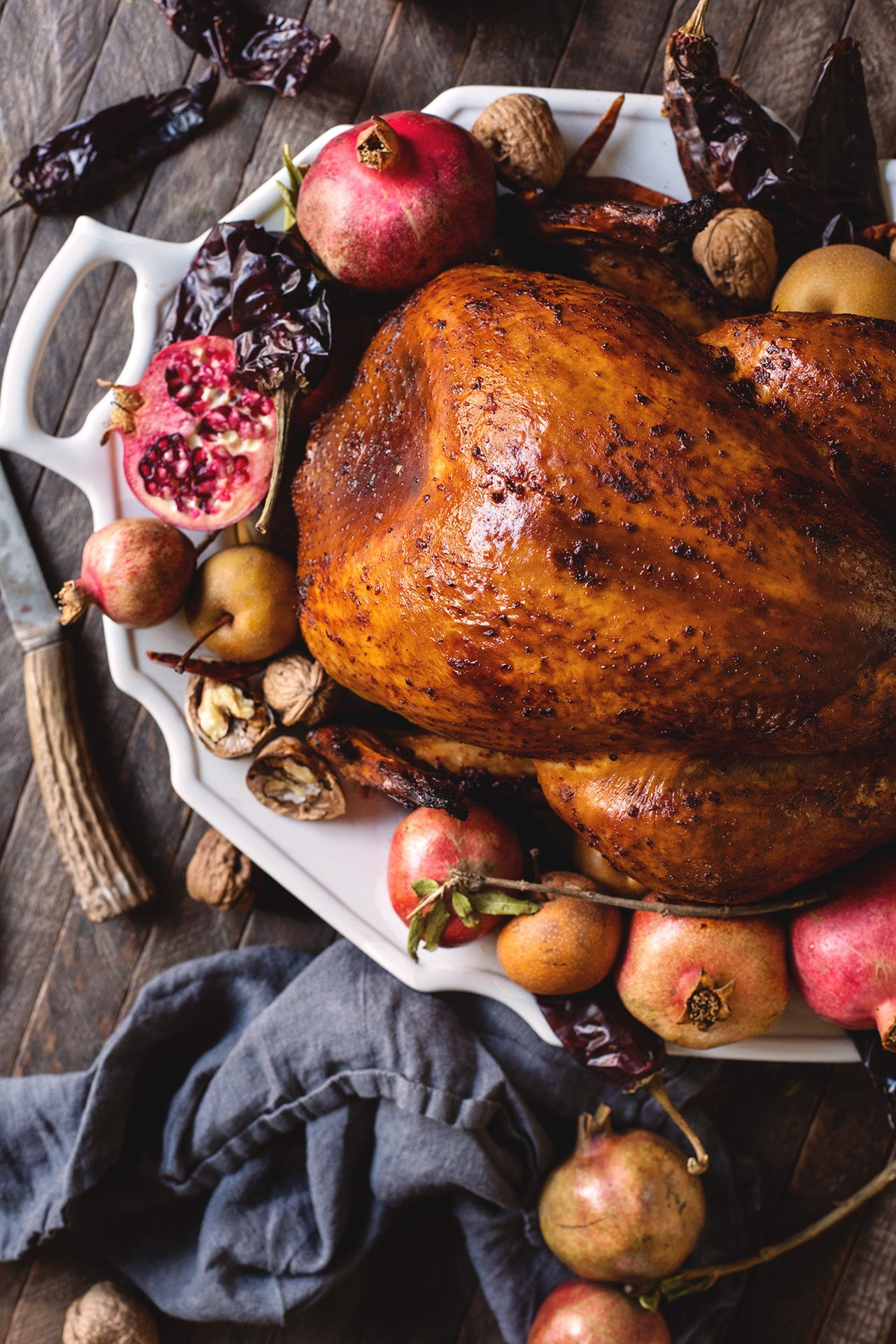 Thanksgiving Turkey Picture
 Chile Rubbed Thanksgiving Turkey – HonestlyYUM