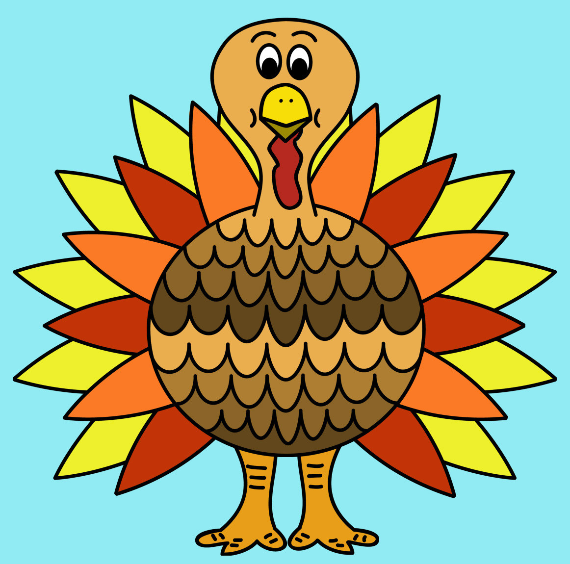 Thanksgiving Turkey Pictures Free
 Free Turkey Clip Art Clipartix