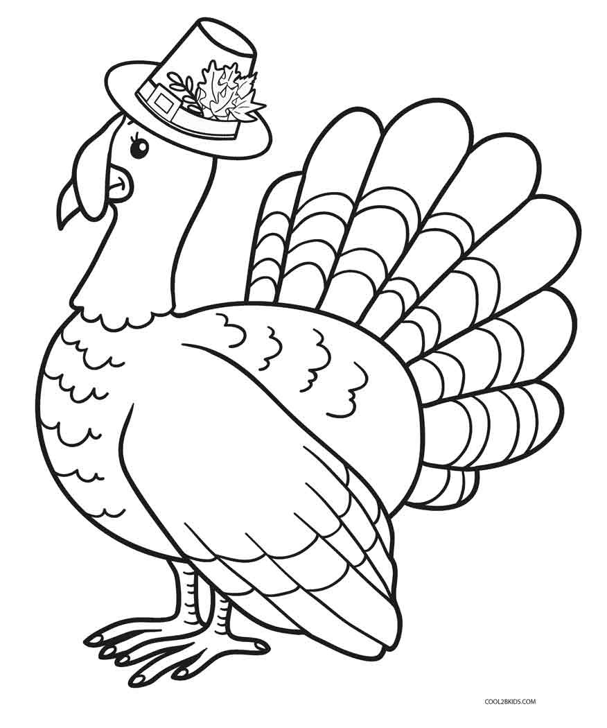 Thanksgiving Turkey Printable
 Free Printable Turkey Coloring Pages For Kids
