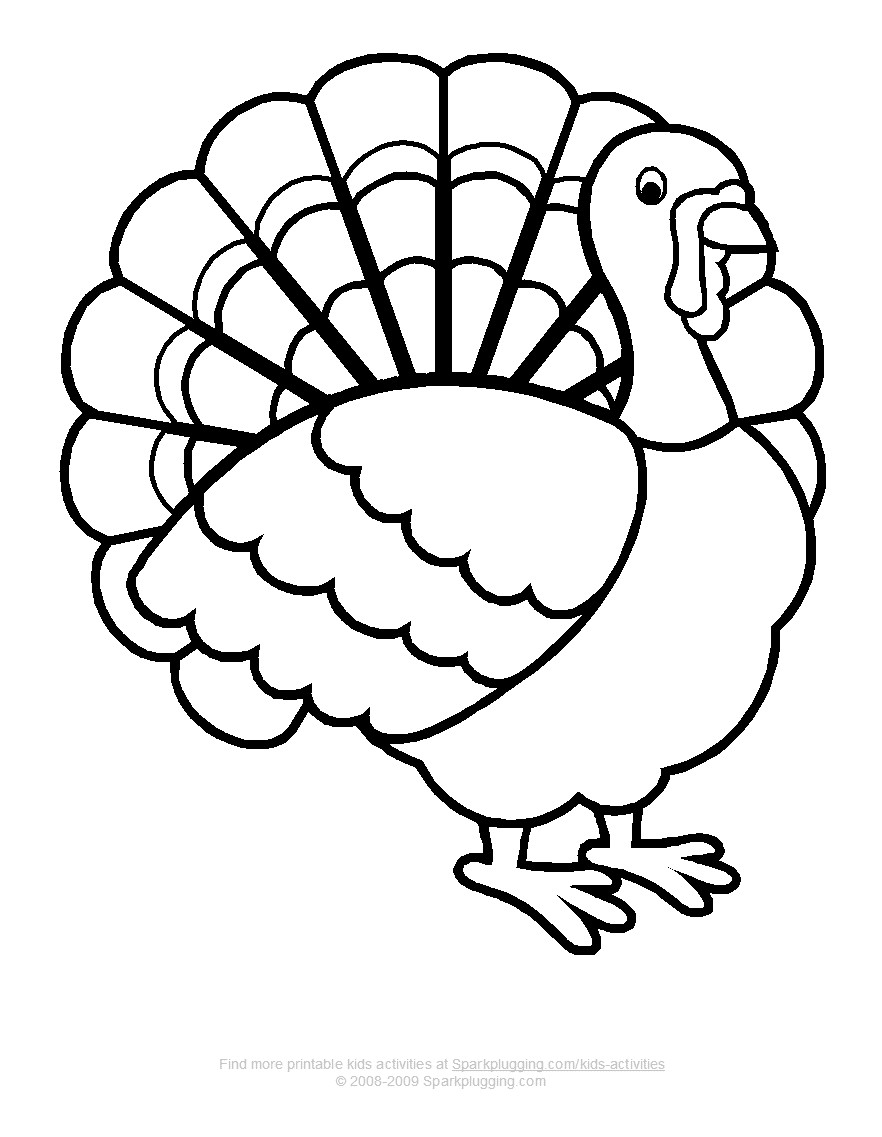 Thanksgiving Turkey Printable
 Happy Thanksgiving Turkey Coloring Page
