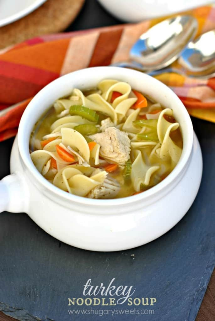 Thanksgiving Turkey Soup
 Turkey Noodle Soup Shugary Sweets