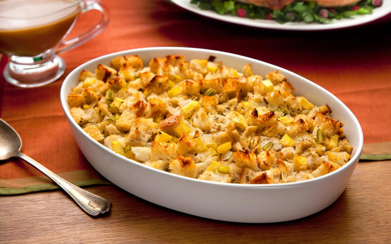 Thanksgiving Turkey Stuffing Recipe
 Thanksgiving Stuffing with Apples and Sage Recipe Chowhound