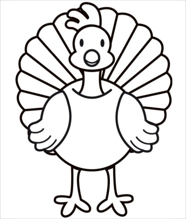 Thanksgiving Turkey Template
 13 Turkey Shape Templates & Coloring Pages PDF DOC
