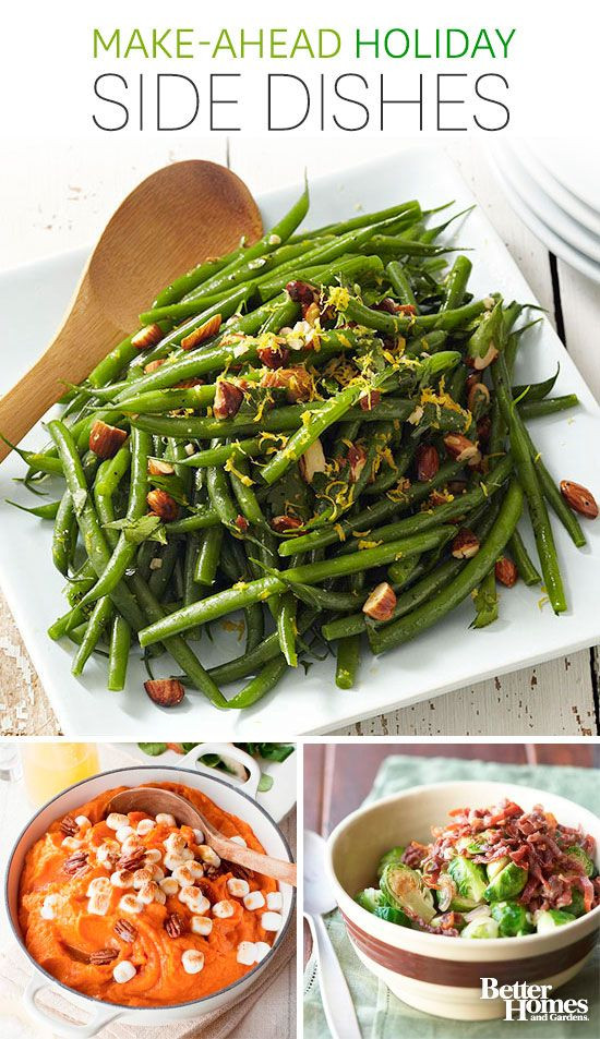Thanksgiving Vegetable Side Dishes Make Ahead
 Best 25 Recipes christmas side dishes ve ables ideas on