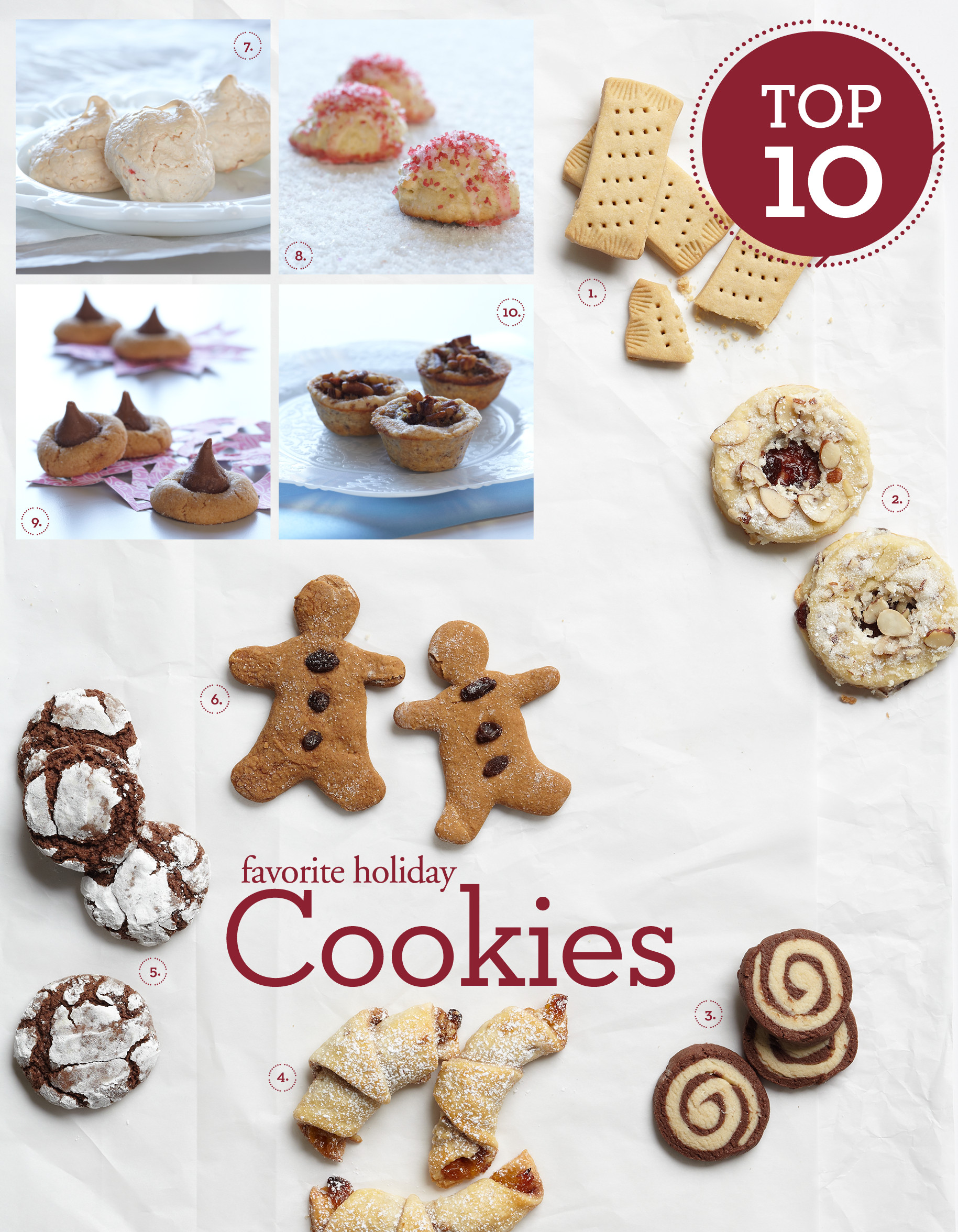 Top 10 Christmas Cookies
 Top 10 Favorite Holiday Cookies by Oak Express