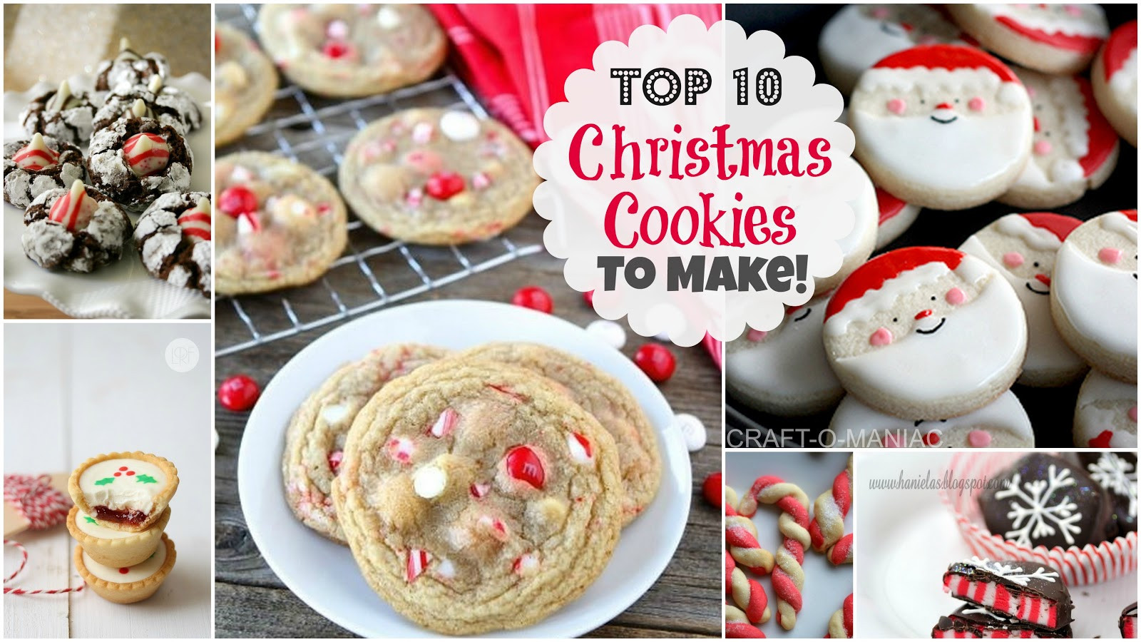 Top Ten Christmas Cookies
 Top 10 Christmas Cookies to Make Craft O Maniac