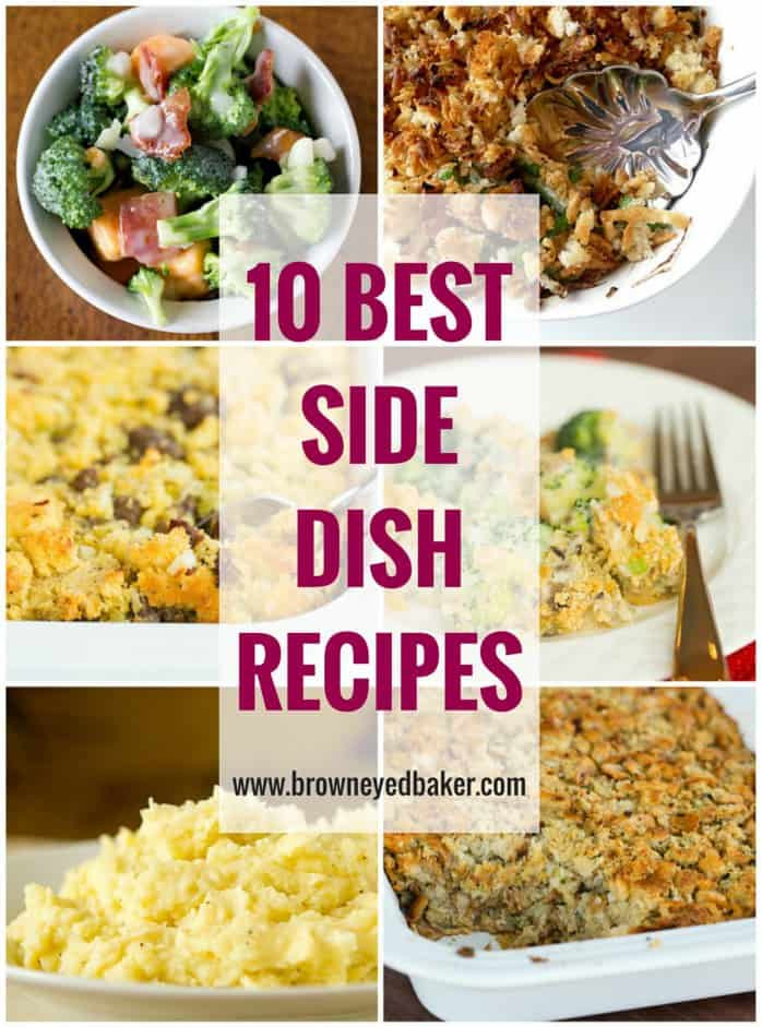 Top Thanksgiving Side Dishes
 Top 10 Side Dish Recipes