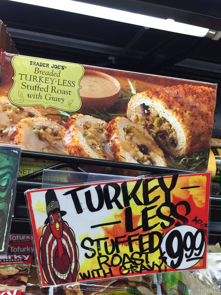 Trader Joe'S Thanksgiving Turkey
 Our early vegan thanksgiving turkey less With gravy Yum