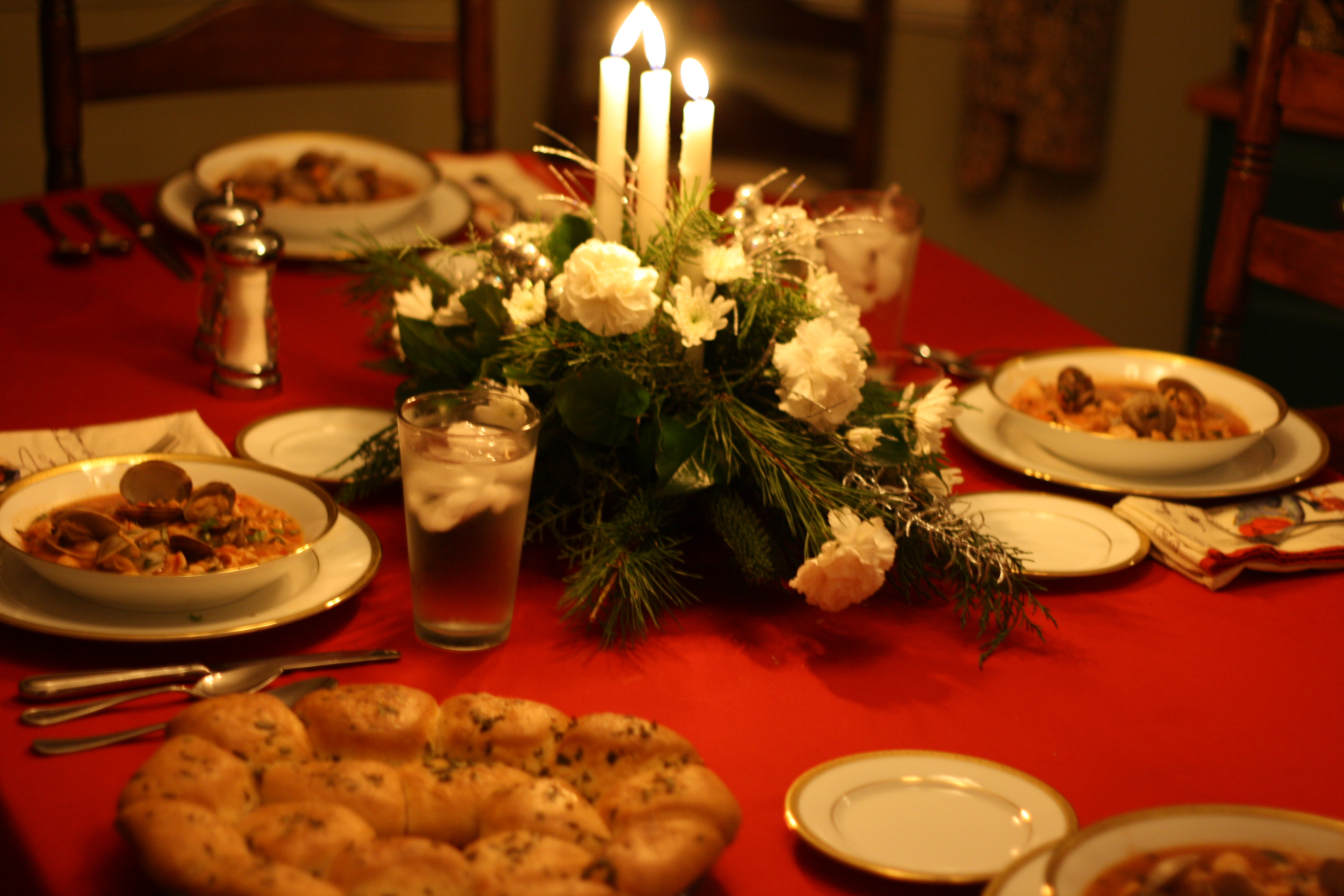 Traditional Christmas Eve Dinner
 Christmas Eve 2009 – Bouillabaisse