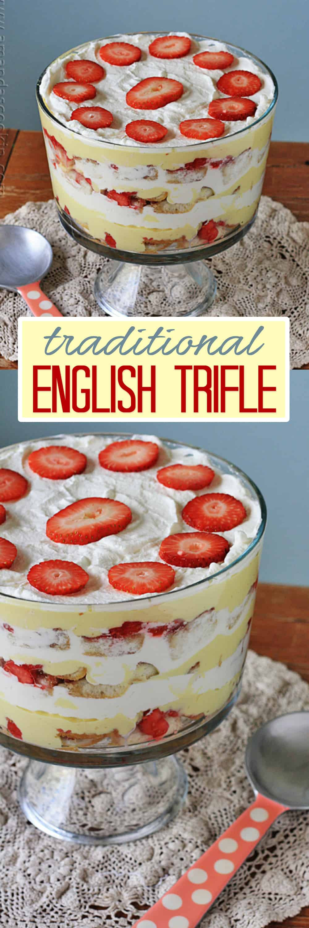 Traditional English Christmas Desserts
 English Trifle Our Family Tradition Amanda s Cookin