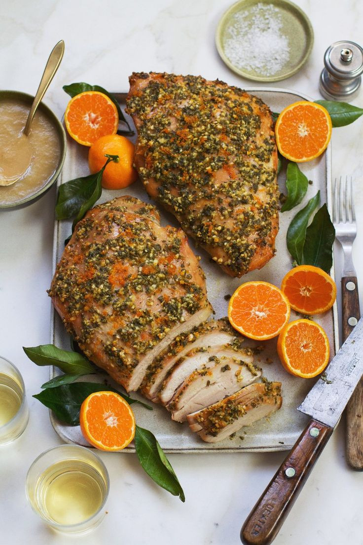 Turkey Breast Recipe For Thanksgiving
 Herb Orange Turkey Breast with Roasted Pear Gravy