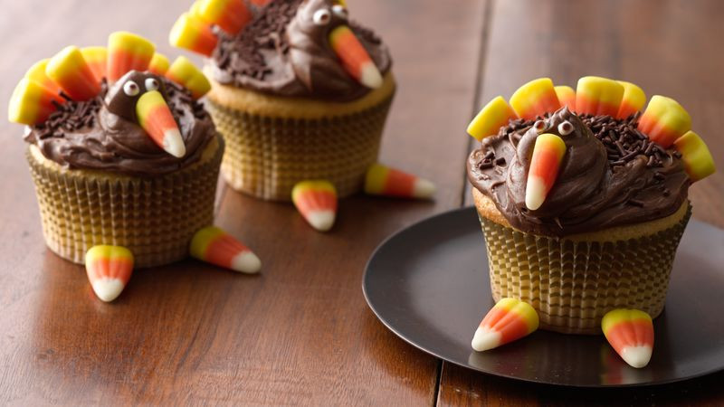 Turkey Cupcakes For Thanksgiving
 Turkey Cupcakes Recipe BettyCrocker