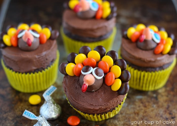 Turkey Cupcakes For Thanksgiving
 Turkey Cupcakes Thanksgiving Cupcake Decorating Your