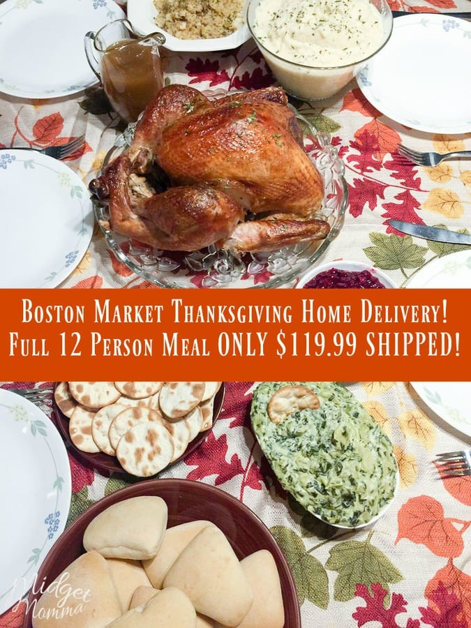 Turkey Delivery For Thanksgiving
 Boston Market Thanksgiving Home Delivery Service