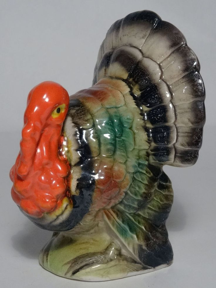 Turkey Figurines Thanksgiving
 Vintage Ceramic Thanksgiving Turkey Figurine Japan