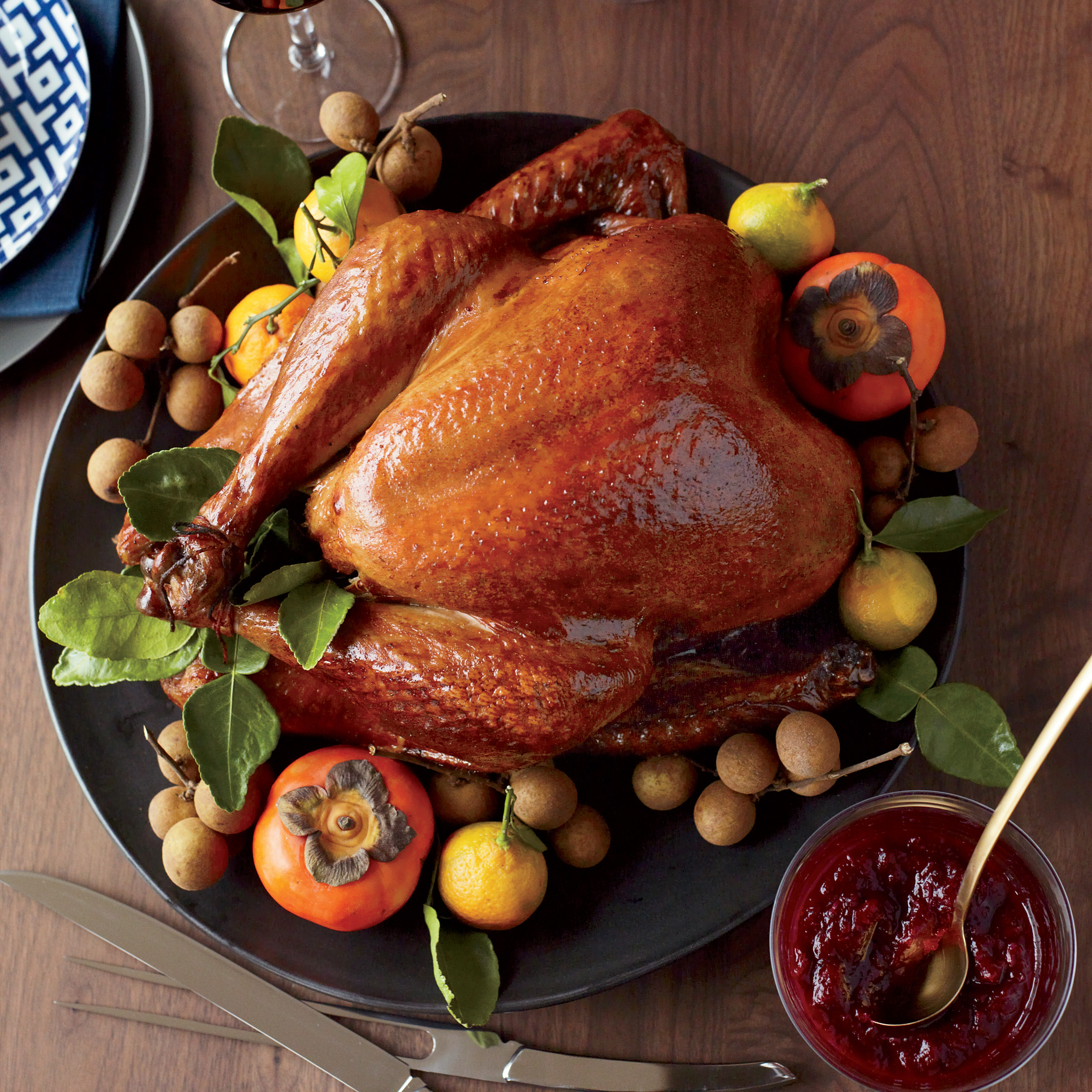 Turkey On Thanksgiving
 Soy Sauce and Honey Glazed Turkey Recipe Joanne Chang