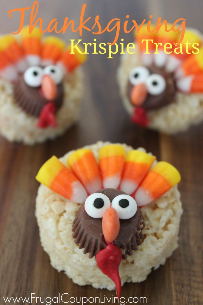 Turkey Treats For Thanksgiving
 Thanksgiving Turkey Rice Krispie Treats