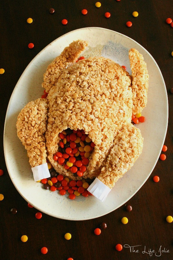 Turkey Treats For Thanksgiving
 Rice Krispie Treat Turkey