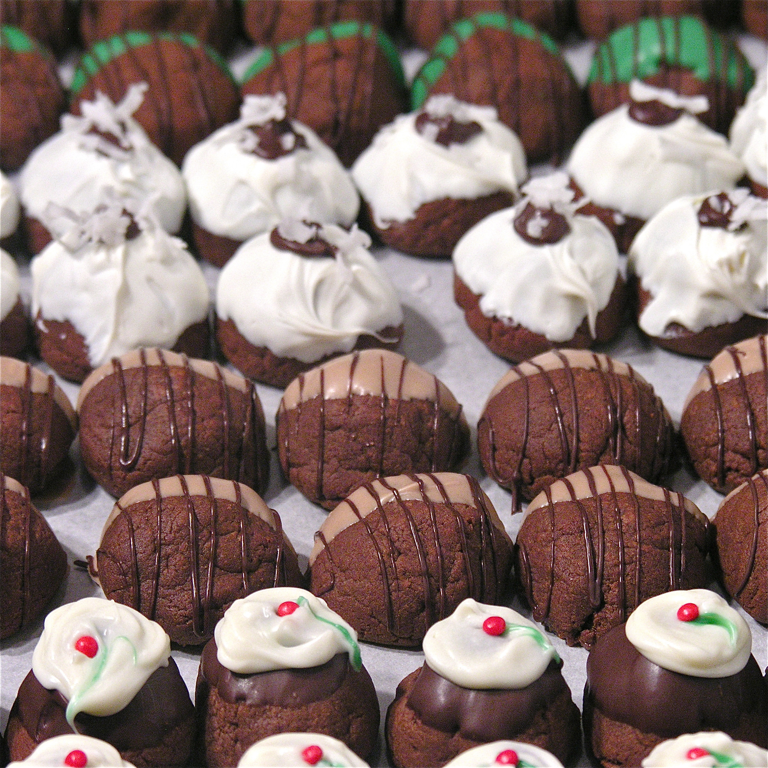 Unique Christmas Cookies
 Chocolate Bonbons