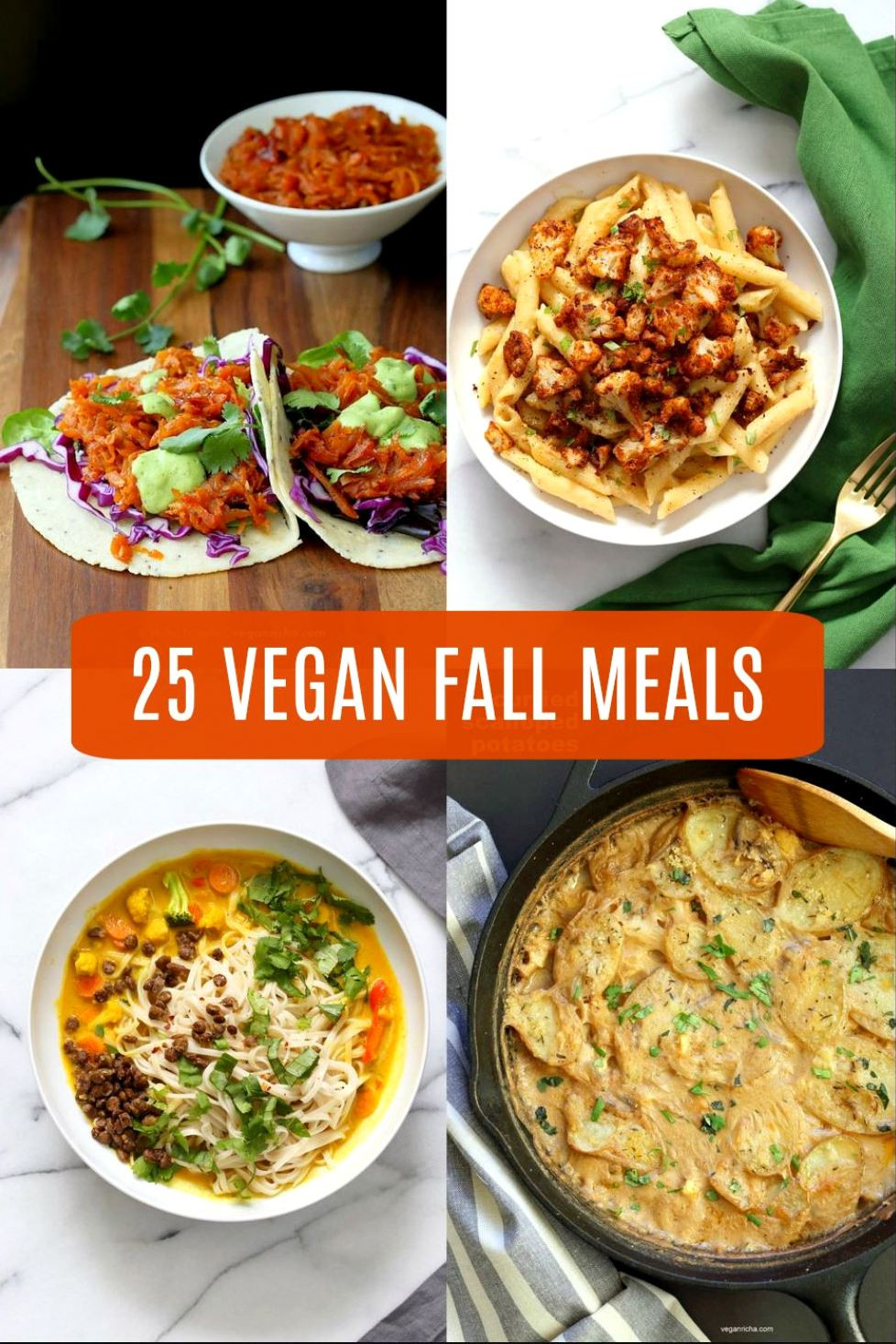 Vegan Fall Recipes
 25 Vegan Fall Meals for a chilly day 1 Pot Gluten free