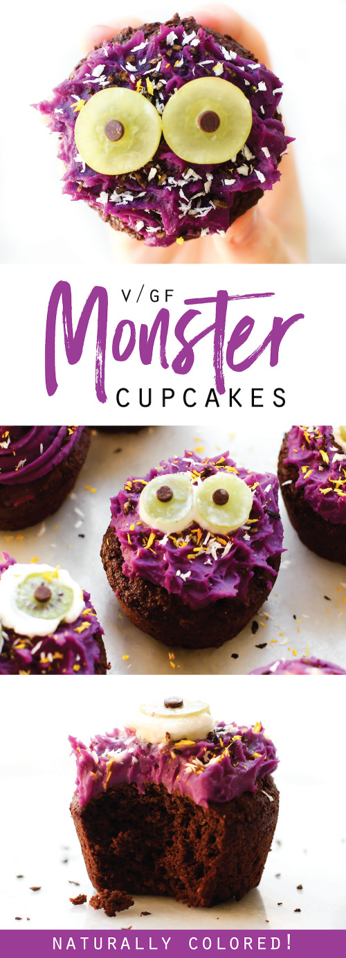 Vegan Halloween Cupcakes
 Vegan Halloween Cupcake Monsters
