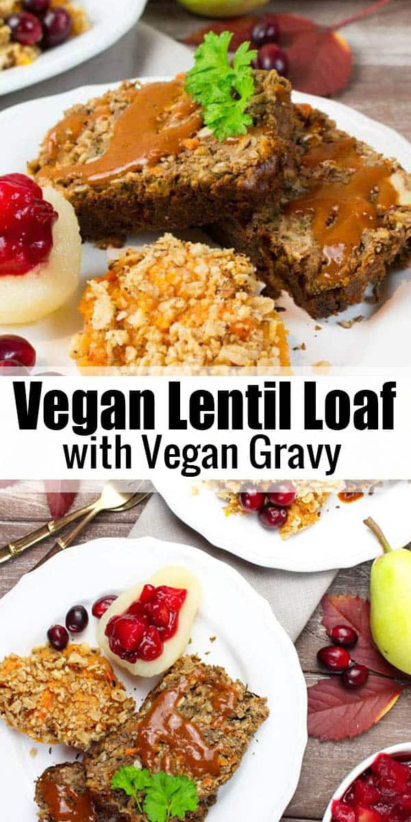 Vegan Thanksgiving Loaf
 Vegan Lentil Loaf with Gravy Vegan Heaven
