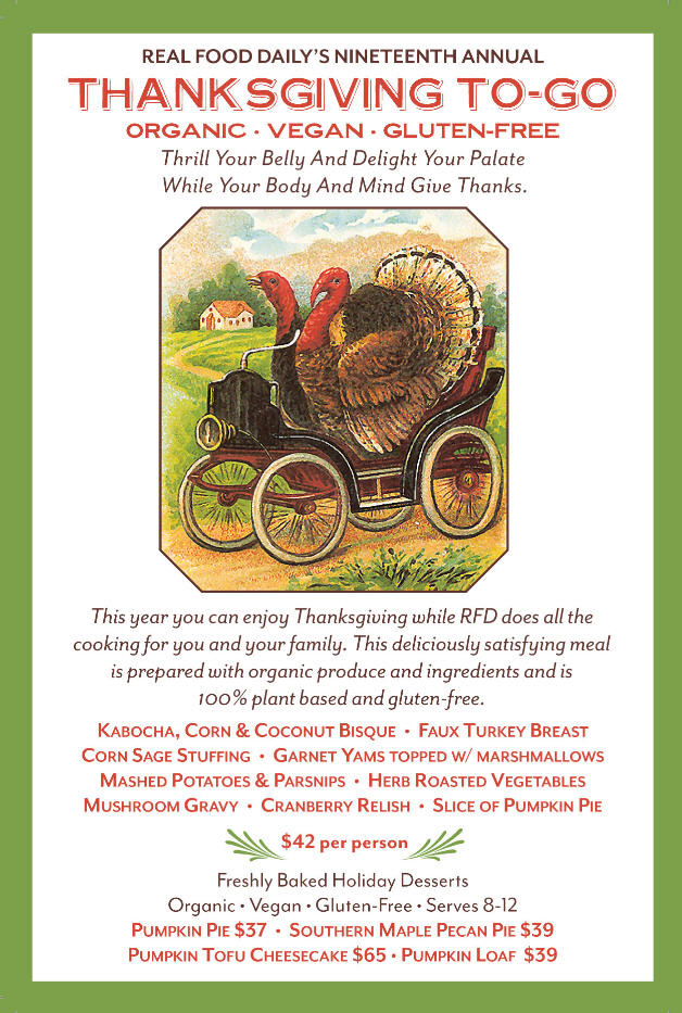 Vegan Thanksgiving Los Angeles
 DIRTY ROTTEN VEGAN THANKSGIVING VEGAN RESTAURANT GUIDE