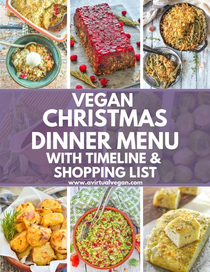 Vegetarian Christmas Dinner Menu
 Vegan Christmas Dinner Menu Shopping List & Timeline A