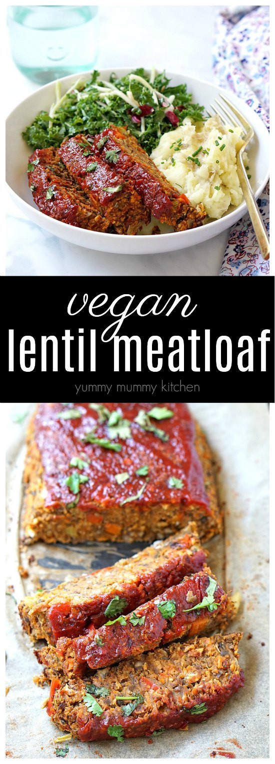 Vegetarian Thanksgiving Loaf
 Vegan Lentil Loaf Yummy Mummy Kitchen