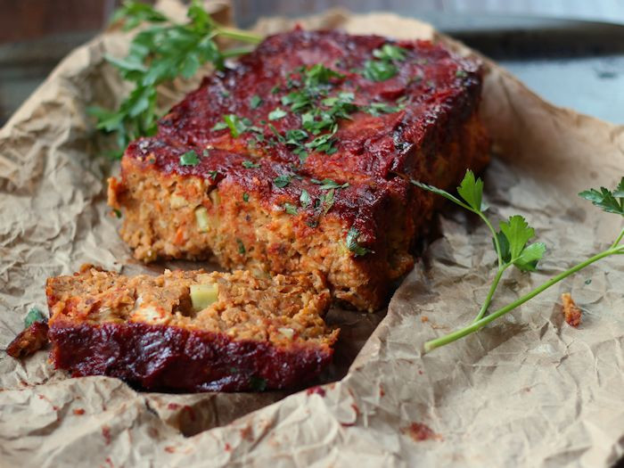 Vegetarian Thanksgiving Loaf
 Chickpea Vegan Meatloaf Connoisseurus Veg